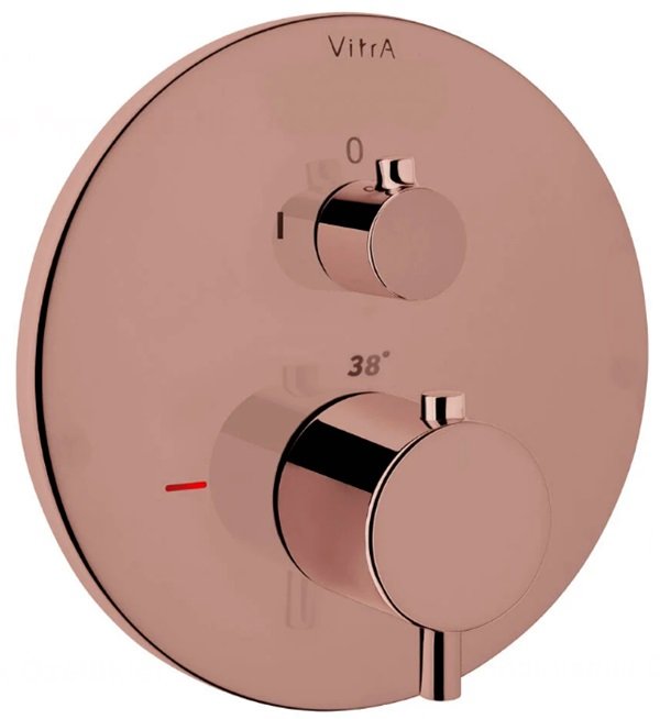 Vitra A4267226 Origin Ankastre Termostatik Duş Bataryası Bakır.